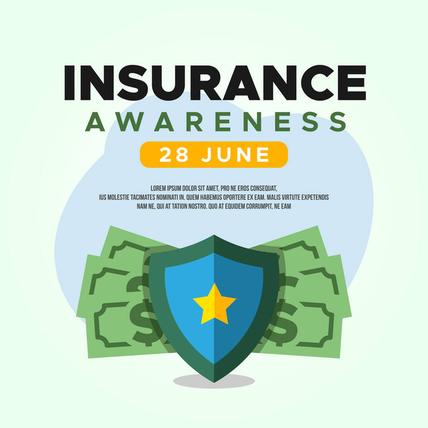 National Insurance Awareness Day Vector Design Illustration For Celebrate Moment - Vektor, obrázek