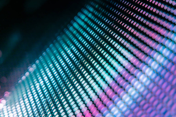 CloseUp LED blurred screen. LED soft focus background. abstract background ideal for design. - Φωτογραφία, εικόνα