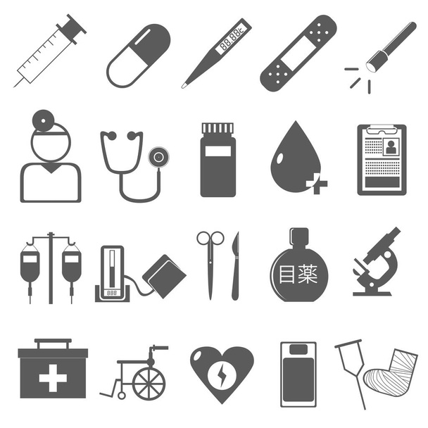 Material del icono Equipos médicos Herramientas médicas, etc.. - Vector, imagen