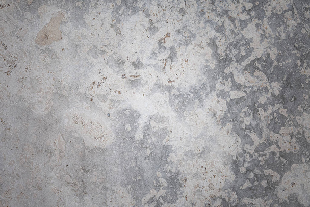 Bílá betonová stěna pro interiéry nebo venkovní exponovaný povrch leštěného betonu. Cement mají písek a kámen tón vintage,  - Fotografie, Obrázek