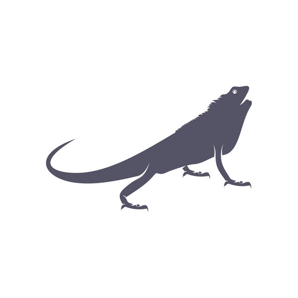 Vettore di design logo Chameleon. Simbolo dell'icona. Illustrazione modello - Vettoriali, immagini