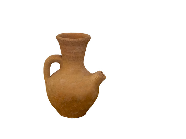 Clay jug with spout - Foto, Bild
