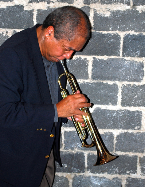 jazzový trumpetista. - Fotografie, Obrázek