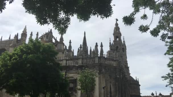 De kathedraal van de Heilige Maria van de Zien (kathedraal van Sevilla) in Sevilla, Spanje - Video