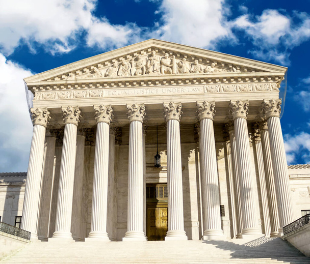 Здание Верховного суда в Вашингтоне - Фото, изображение