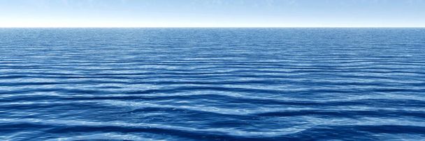 Απαλά κύματα σε μια γαλάζια θάλασσα - Φωτογραφία, εικόνα