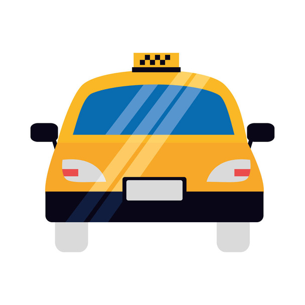 Μεμονωμένο αυτοκίνητο ταξί διανυσματικό σχεδιασμό - Διάνυσμα, εικόνα