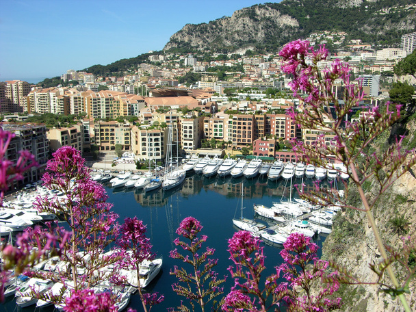 Monte carlo, Monako, panoramatický pohled - Fotografie, Obrázek
