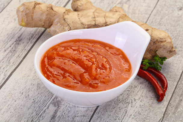 Ginger chili sauce with root and pepper - Photo, Image