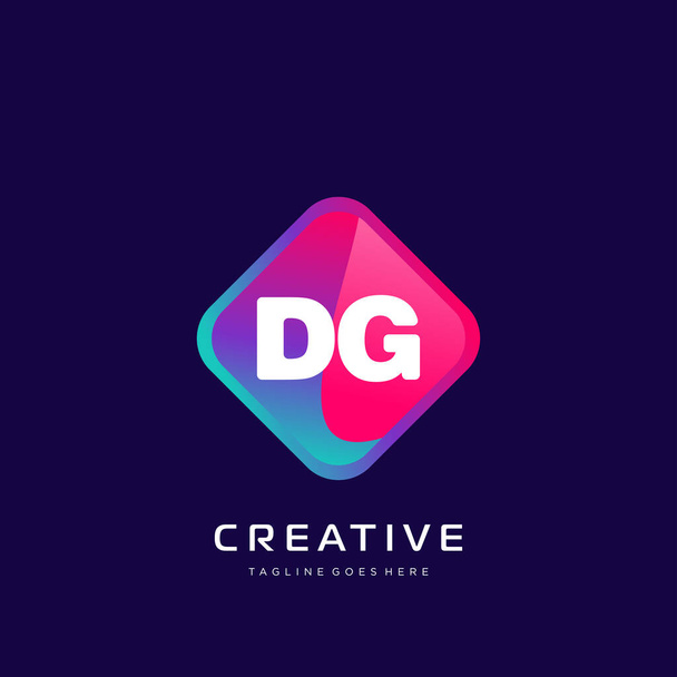 initial logo With Colorful template vector. - Vector, Image