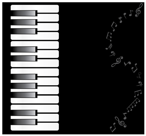 Piano - Vector, afbeelding