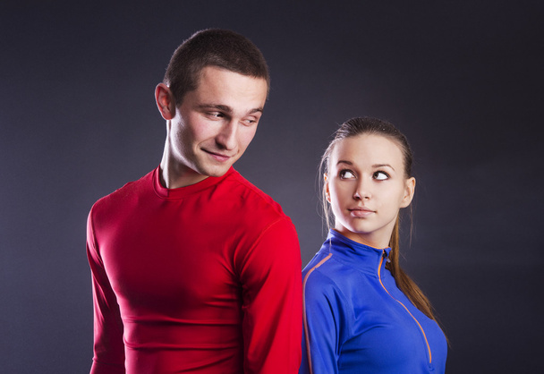 Fitness couple - Valokuva, kuva