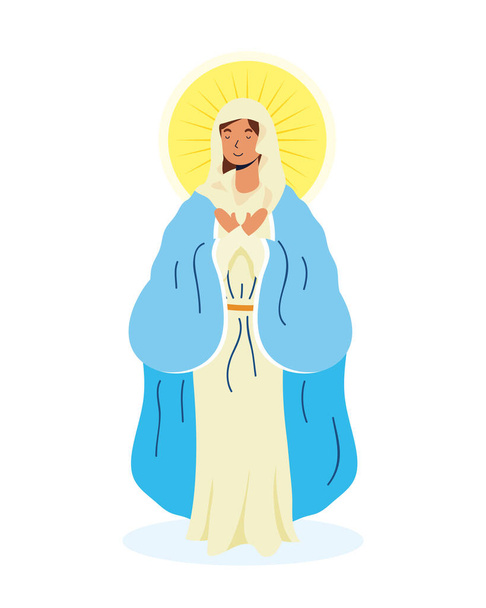 miraculous virgin assumption of mary - Vector, Image