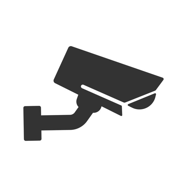 Εικονίδιο κάμερας ασφαλείας, Cc σύμβολο τηλεόρασης - Διάνυσμα, εικόνα