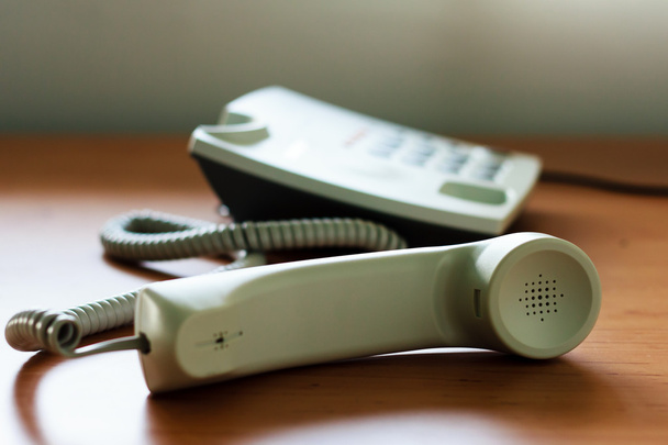 moderní bílý telefon - Fotografie, Obrázek