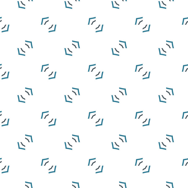 vector seamless pattern with line art. - Vektör, Görsel
