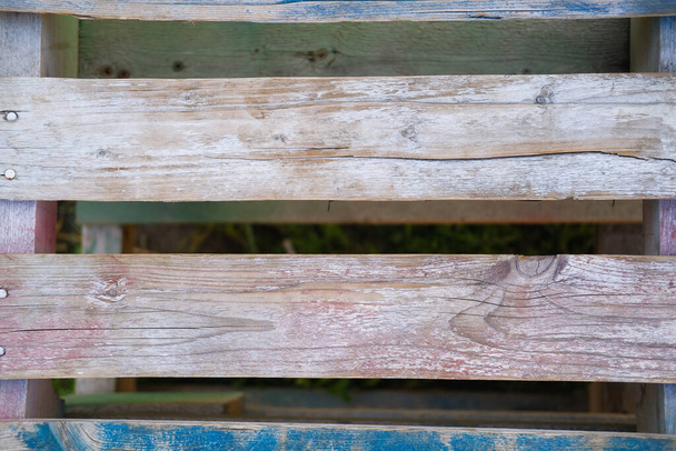 Eski ahşap kumaş, arka plan, mavi ve beyaz açık renk tonlama  - Fotoğraf, Görsel