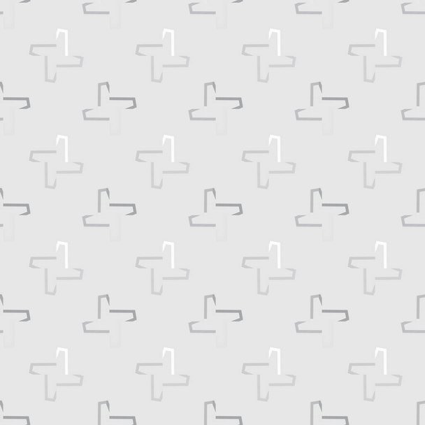naadloos patroon met abstracte geometrische vormen - Vector, afbeelding