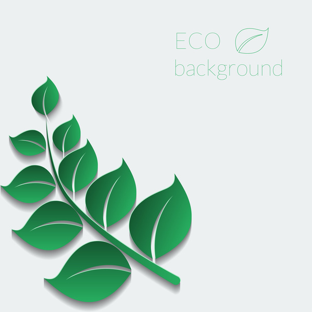 Eco background - Vector, Image
