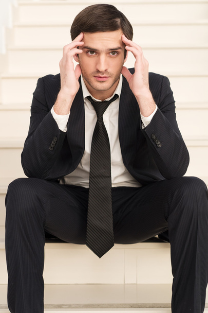 Depressed businessman - Fotó, kép