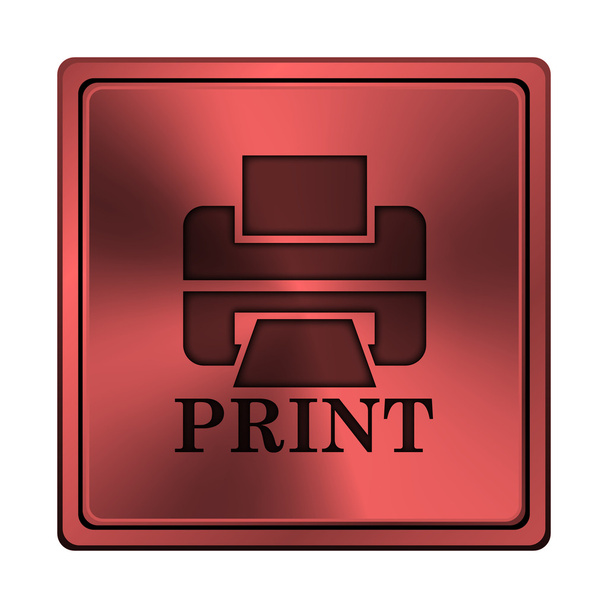 Impresora con palabra icono PRINT
 - Foto, Imagen