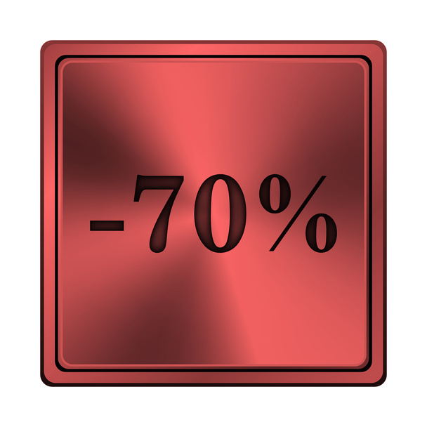 70 percent discount icon - Photo, Image
