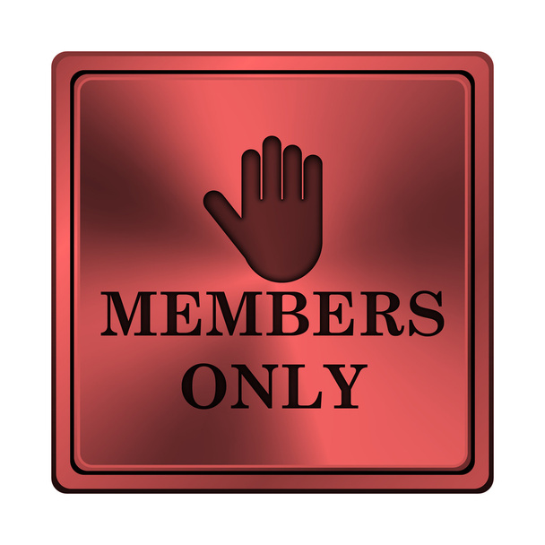 Members only icon - Photo, Image
