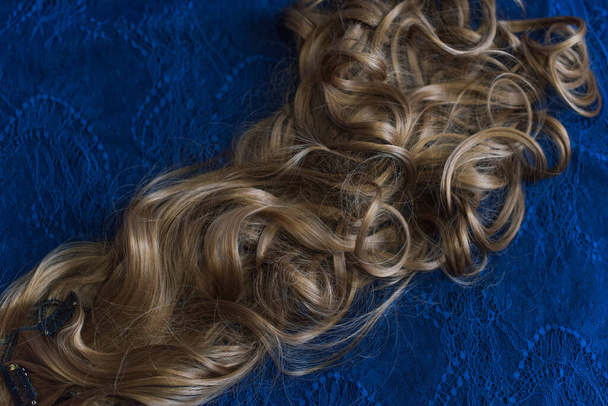 Perruques, cheveux. Concept de beauté des femmes - Photo, image