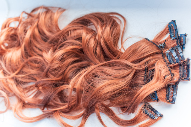Perücken, Haare. Schönheitskonzept für Frauen - Foto, Bild