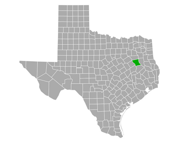 La carte de Anderson au Texas - Vecteur, image
