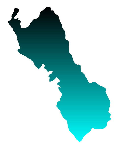 Mapa de Región Lima - Vector, Imagen