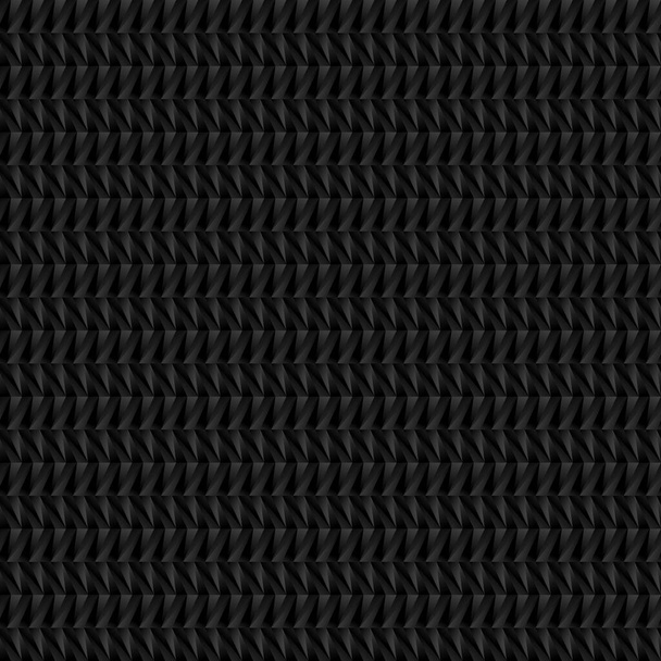 Ciemnoczarna siatka geometryczna Włókno węglowe tło Nowoczesne ciemnoabstrakcyjne bezszwowe tekstury - Zdjęcie, obraz