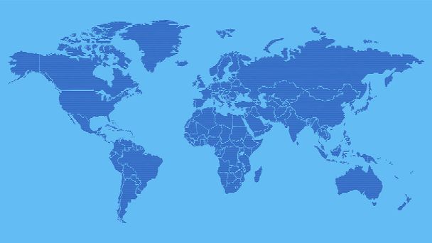 Mapas del mundo Resumen. globo digital moderno. ilustración vectorial eps
 - Vector, imagen