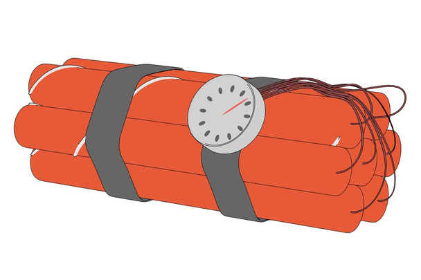 Illustrazione del cartone animato del pacchetto dinamite
 - Foto, immagini