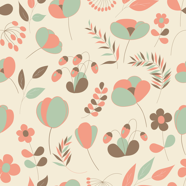 floral seamless pattern - Foto, Imagem