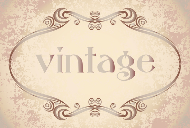 Decorative vintage frame. - Vector, Image