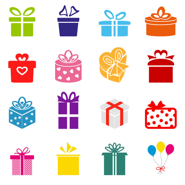 Gift box icon - Vector, Imagen