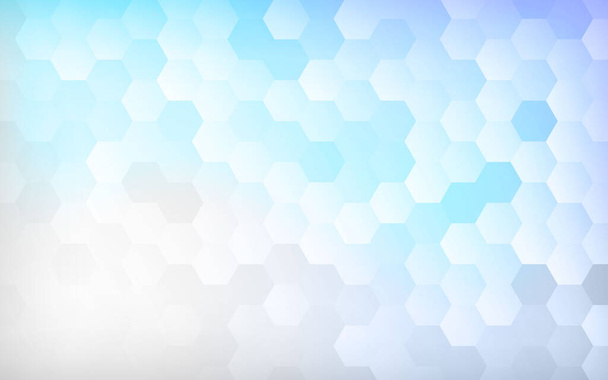White abstract hexagon background vector illustration - Vector, Image
