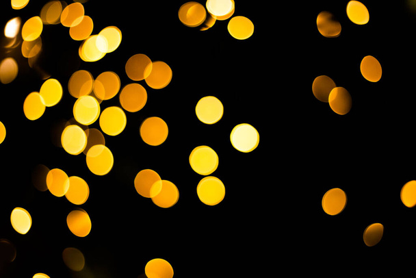 glittering stars on bokeh. Christmas background - Fotoğraf, Görsel