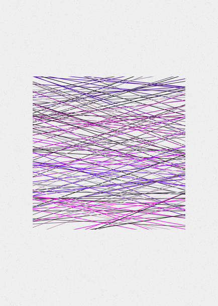Magenta fioletowy kolor Przekraczanie linii generativthe styl kolorowy ilustracja - Wektor, obraz
