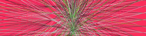 Magenta vaaleanpunainen väri Crossing linjat generativeart tyyli värikäs kuva - Vektori, kuva