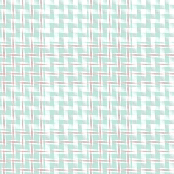 Pink Glen Plaid texturovaný bezešvý vzor vhodný pro módní textil a grafiku - Vektor, obrázek