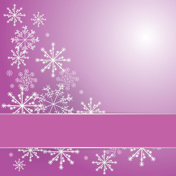 Fotokopi alanı olan beyaz kar tanesinin kış arkaplan tasarımı. Donmuş kar yağışı posteri. Renkli jpeg illüstrasyonu. - Fotoğraf, Görsel