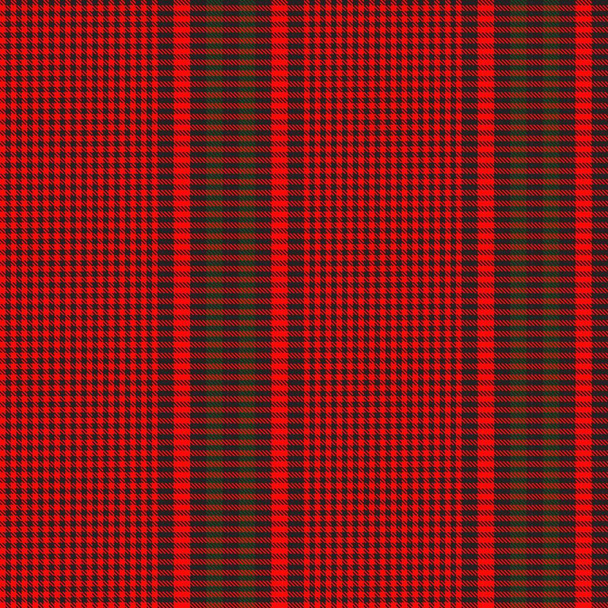 Patrón sin costura texturizado a cuadros Christmas Glen adecuado para textiles y gráficos de moda - Vector, Imagen