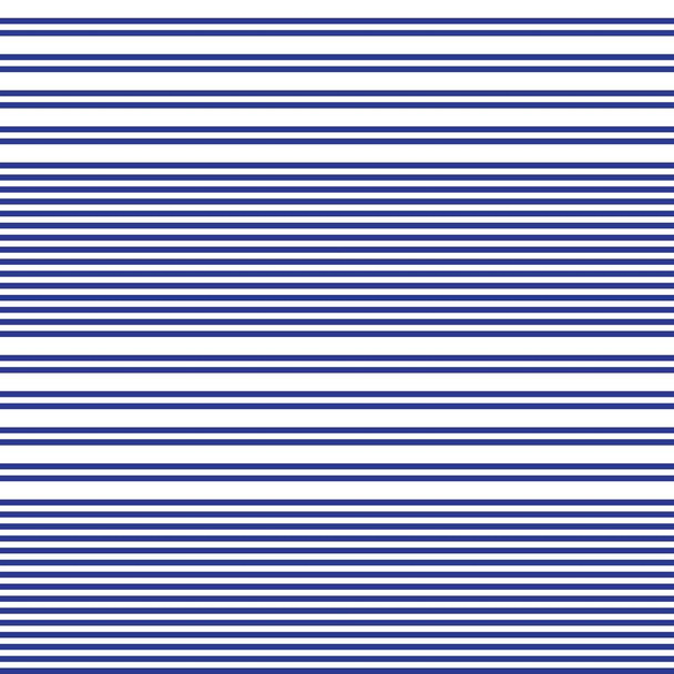 Μπλε οριζόντια ριγέ αδιάλειπτη φόντο μοτίβο κατάλληλο για υφάσματα μόδας, γραφικά - Διάνυσμα, εικόνα