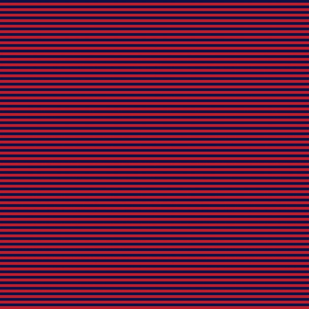 Κόκκινο και μπλε οριζόντια ριγέ αδιάλειπτη φόντο μοτίβο κατάλληλο για υφάσματα μόδας, γραφικά - Διάνυσμα, εικόνα