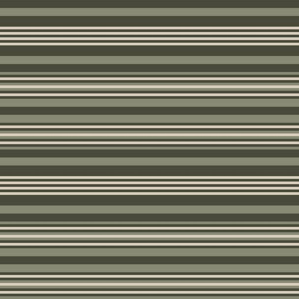 Green Horizontal striped seamless pattern background suitable for fashion textiles, graphics - Vector, Image
