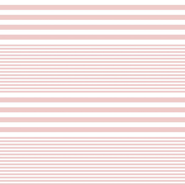 Ροζ οριζόντια ριγέ αδιάλειπτη φόντο μοτίβο κατάλληλο για υφάσματα μόδας, γραφικά - Διάνυσμα, εικόνα