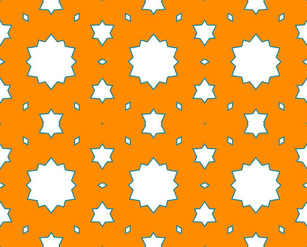 Abstraktní bílé a oranžové geometrické bezešvé vzor pozadí.  - Fotografie, Obrázek