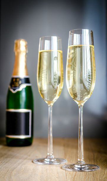 Two glasses of champagne - Fotó, kép